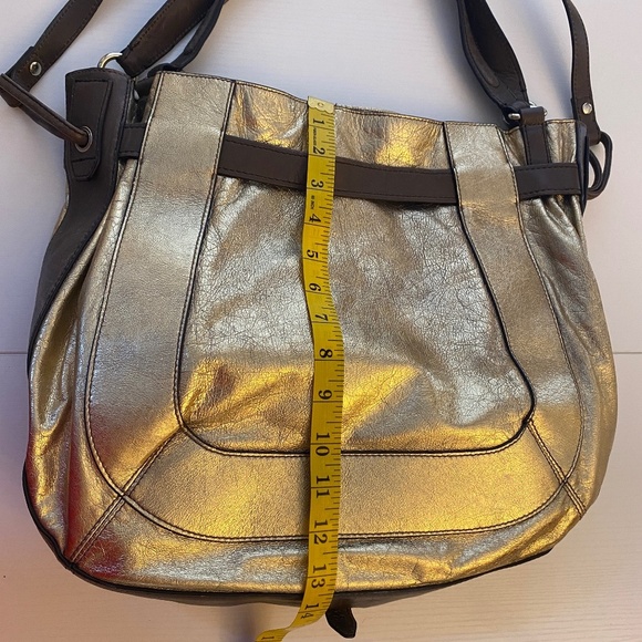 KOOBA Parker Golden Metallic Hobo Shoulder Bag O/S - Picture 10 of 15